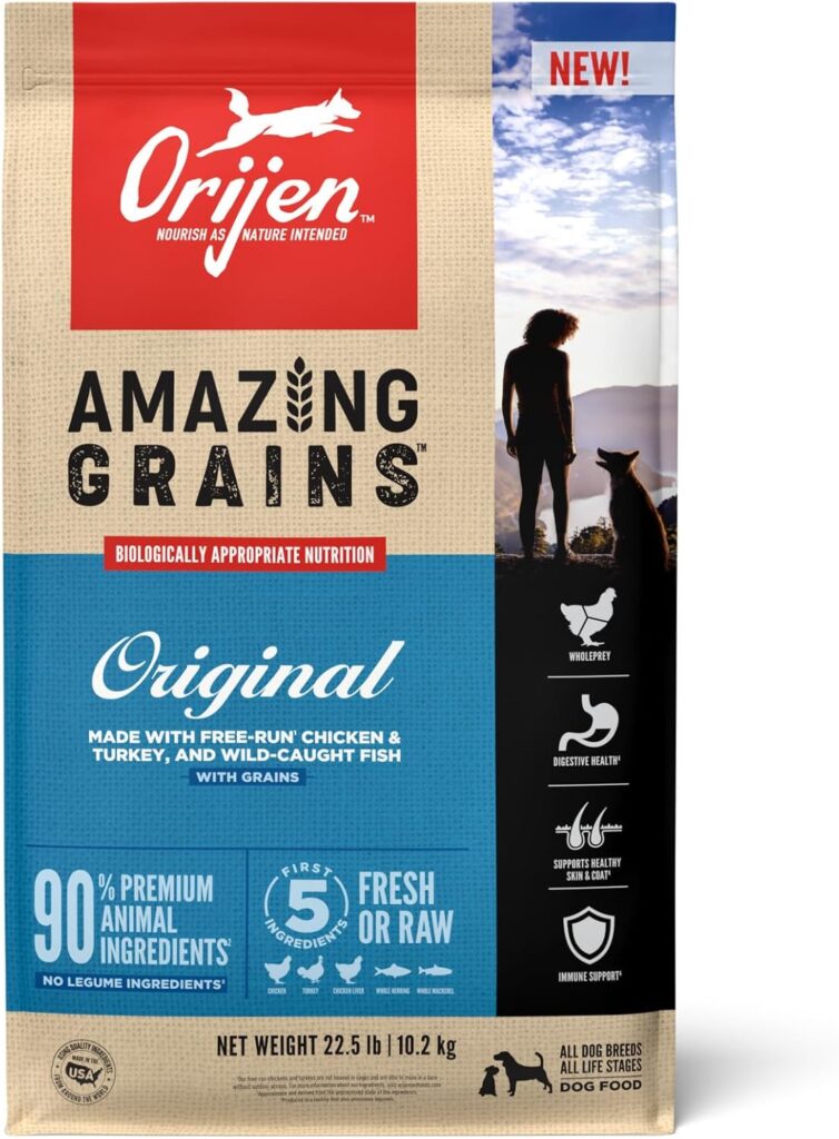 ORIJEN Amazing Grains Original Dry Dog Food